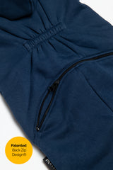 Blueberry by MANUL® - Basic BackZip Brushed Cotton Jumpsuit