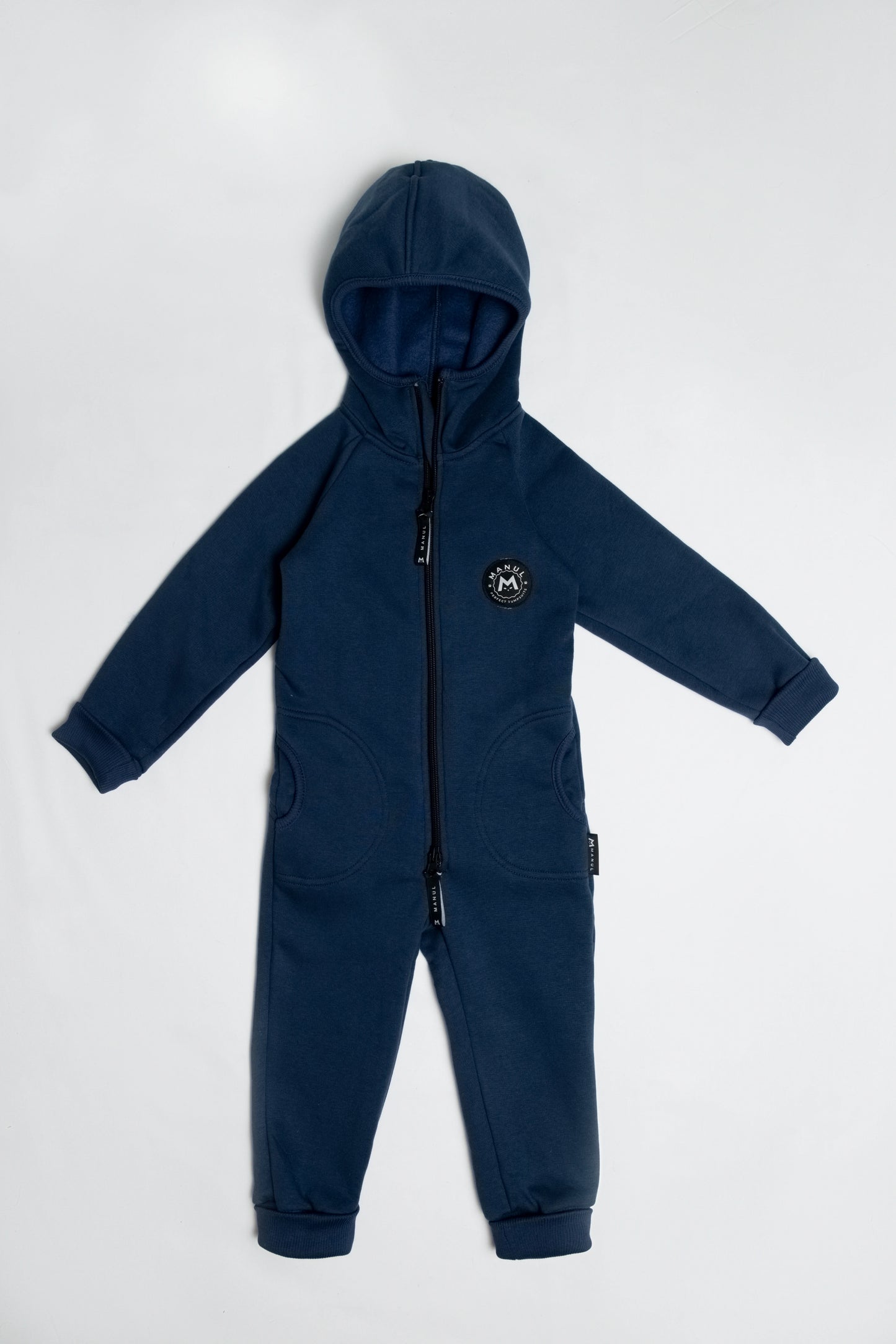 Blueberry by MANUL® - Basic BackZip Brushed Cotton Jumpsuit