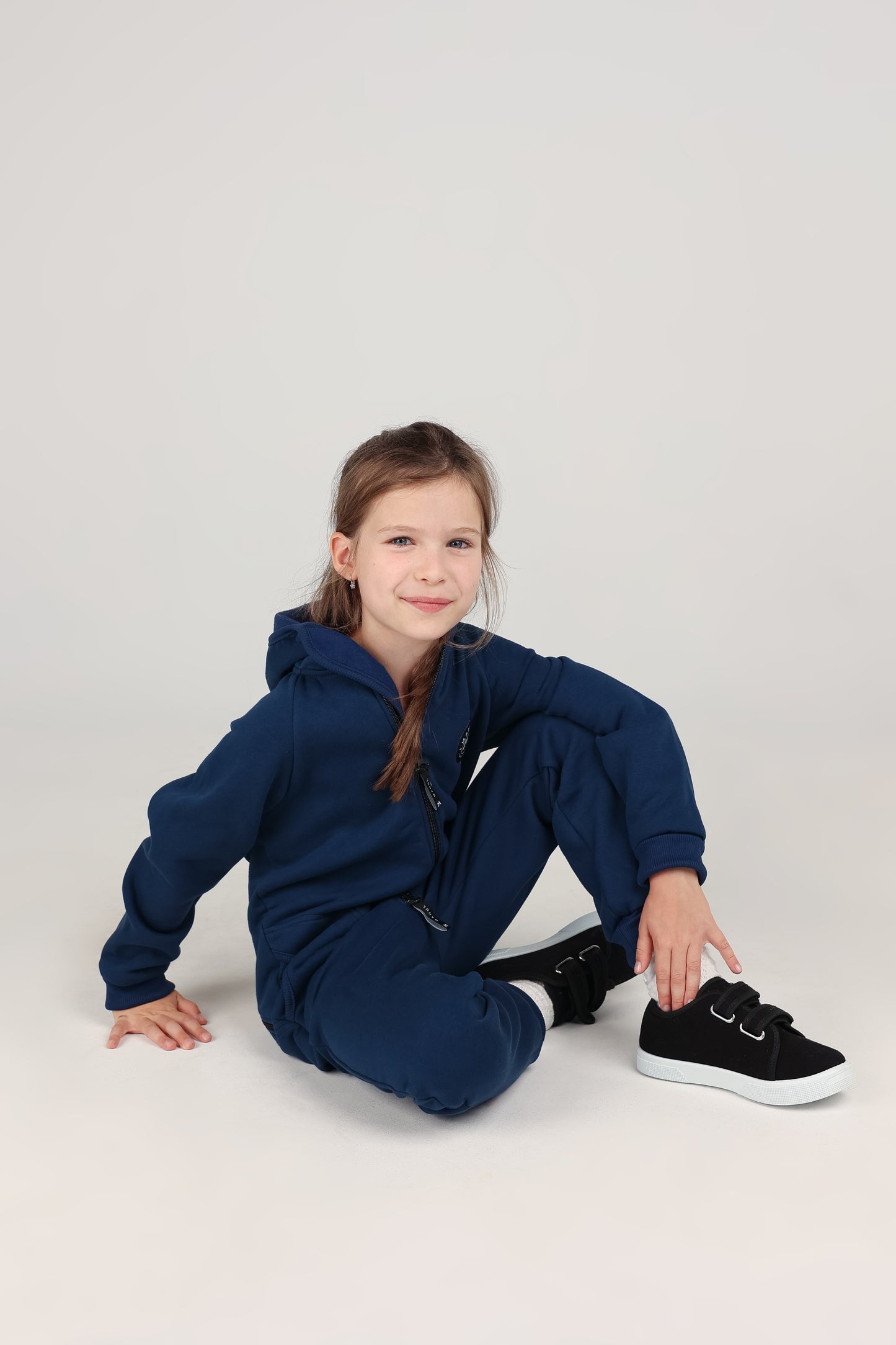 Blueberry by MANUL® - Basic BackZip Brushed Cotton Jumpsuit