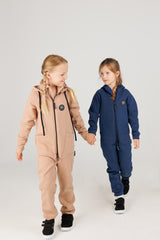 Blueberry by MANUL® - Basic BackZip Brushed Cotton Jumpsuit