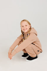 Biscuit by MANUL® - Smart BackZip Brushed Cotton Jumpsuit