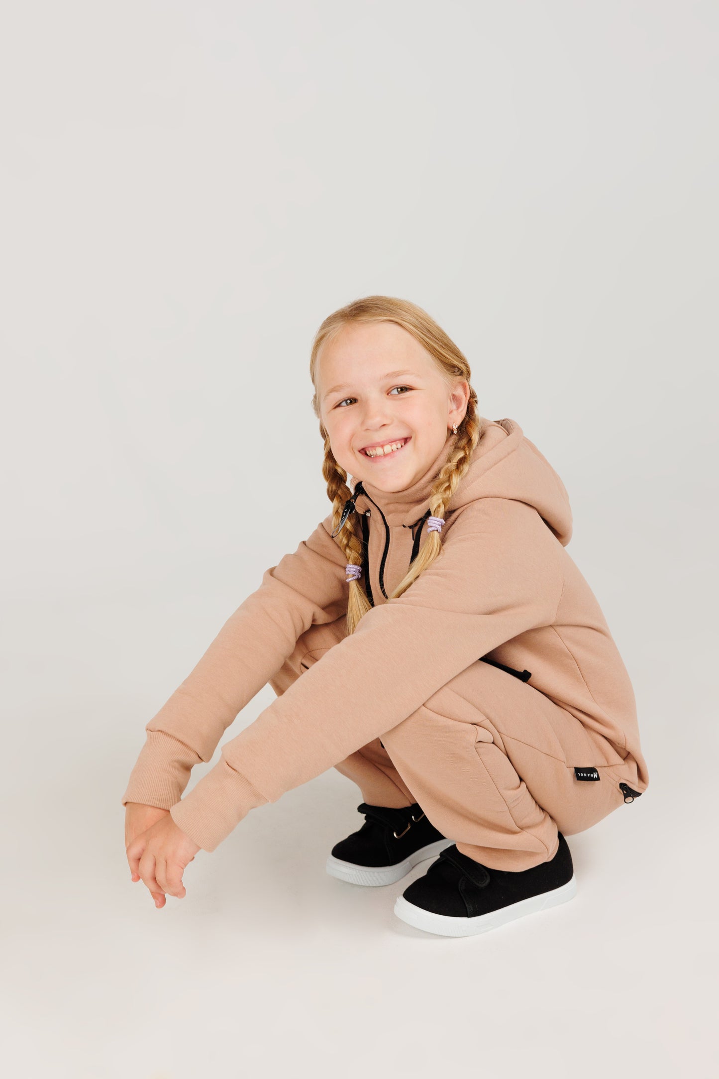 Biscuit by MANUL® - Smart BackZip Brushed Cotton Jumpsuit