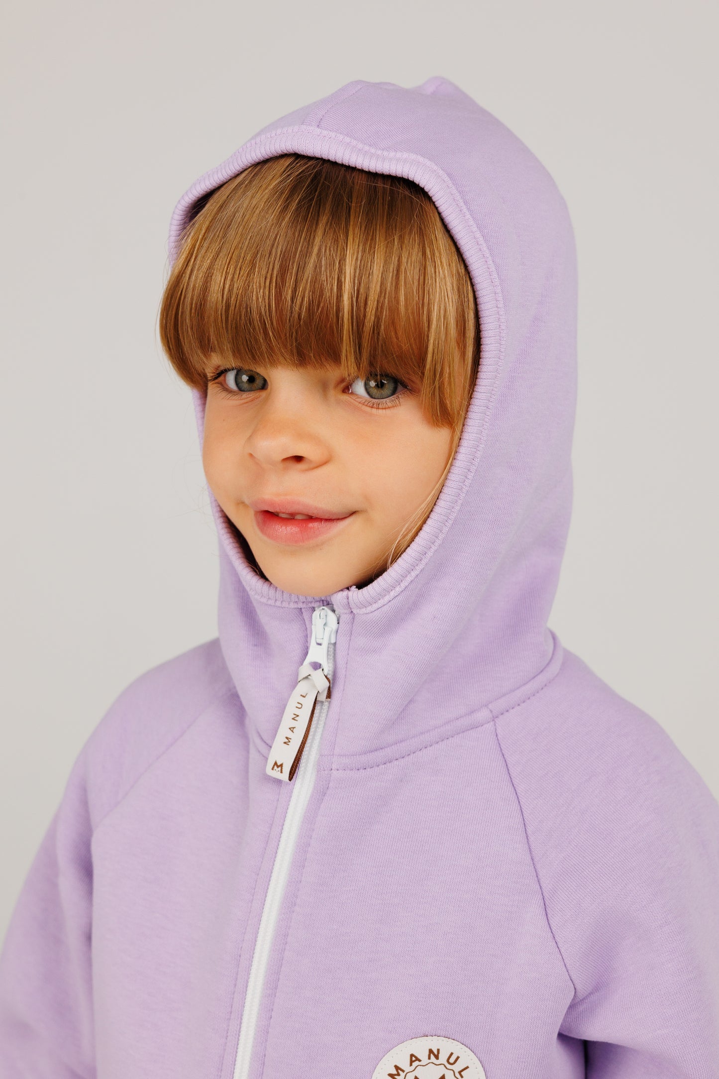 Lavender by MANUL® - Basic BackZip Brushed Cotton Jumpsuit