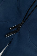 Blueberry by MANUL® - Basic BackZip Brushed Cotton Jumpsuit