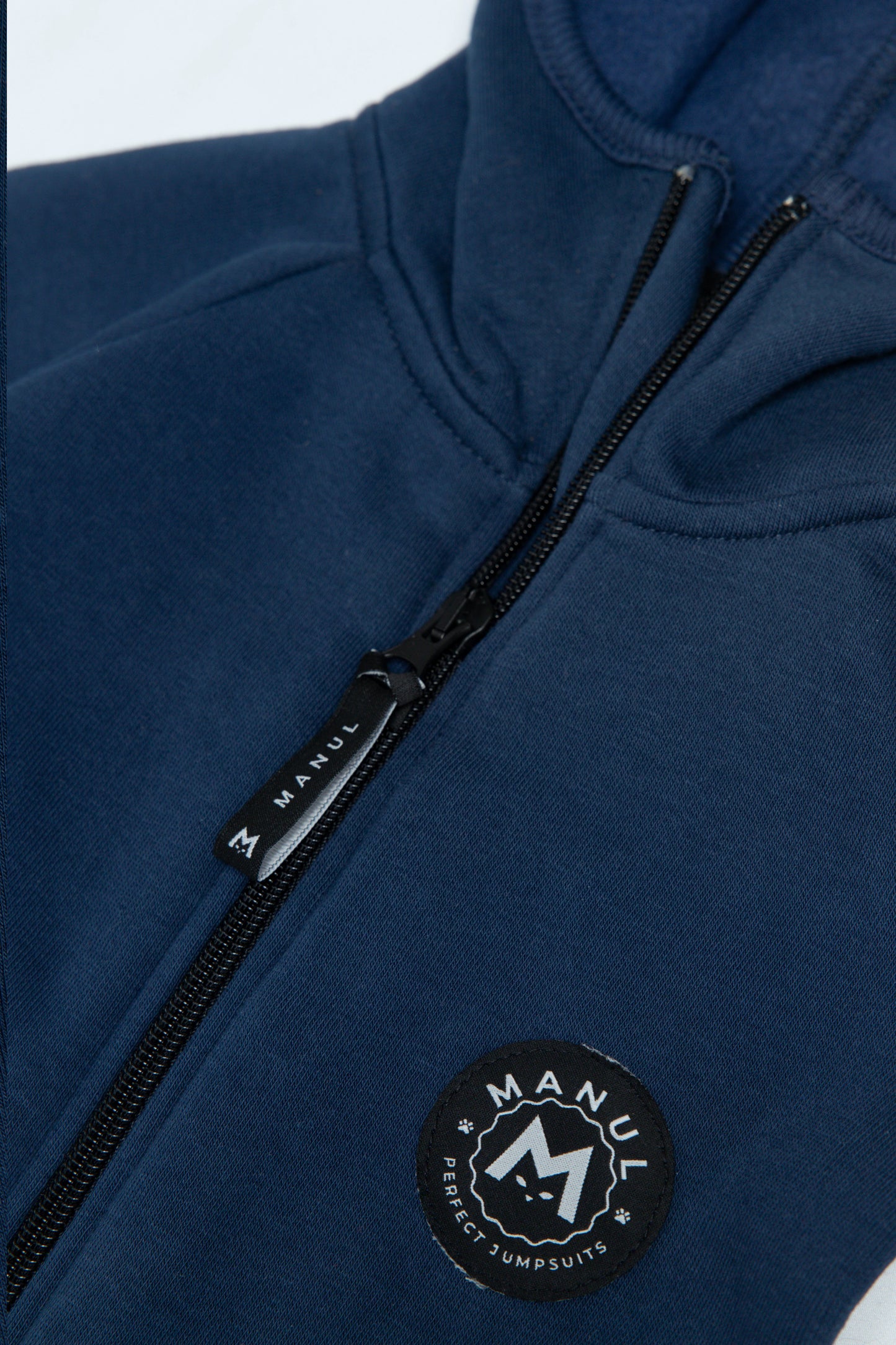 Blueberry by MANUL® - Basic BackZip Brushed Cotton Jumpsuit