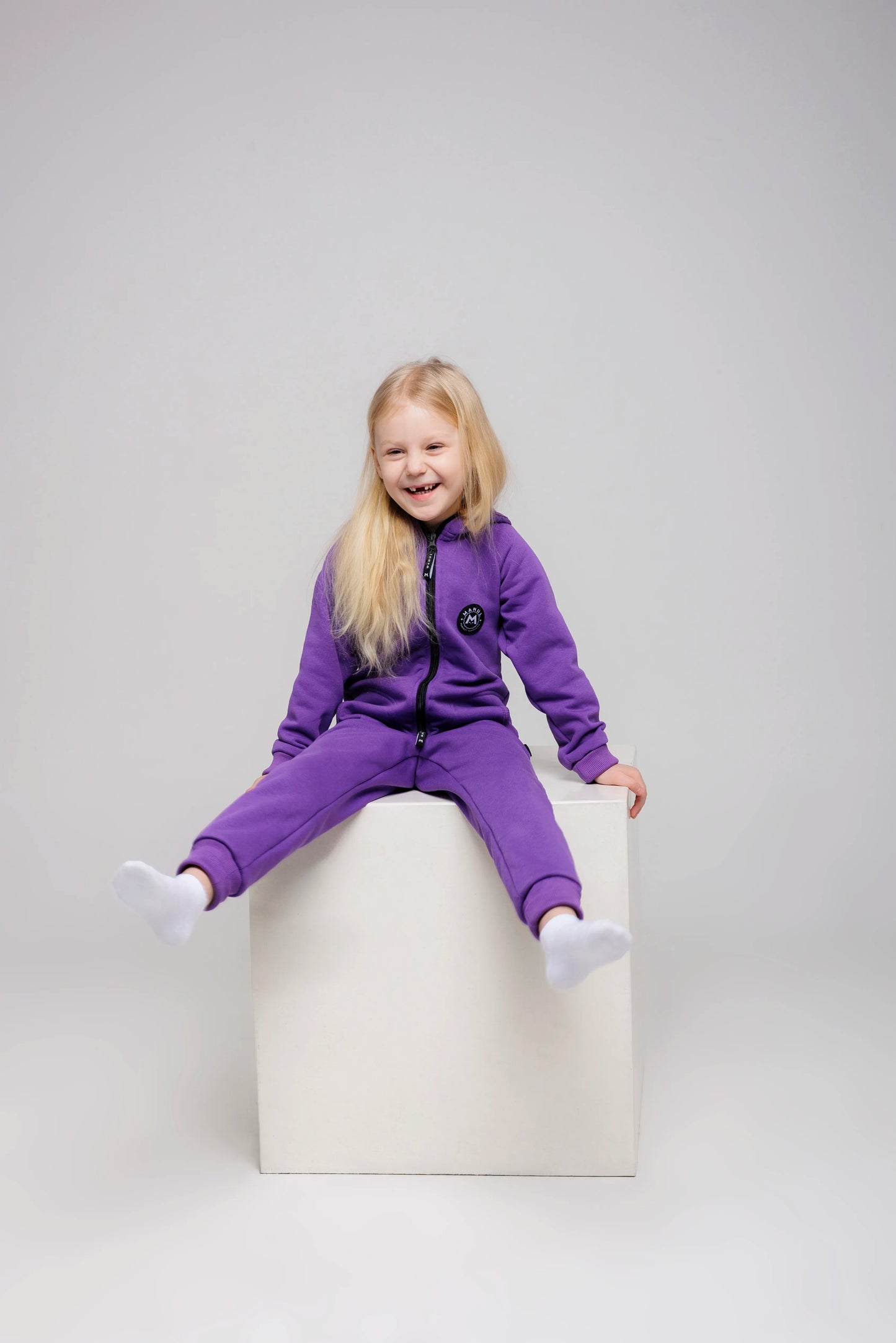 Grappe by MANUL® – Basic BackZip Brushed Cotton Jumpsuit