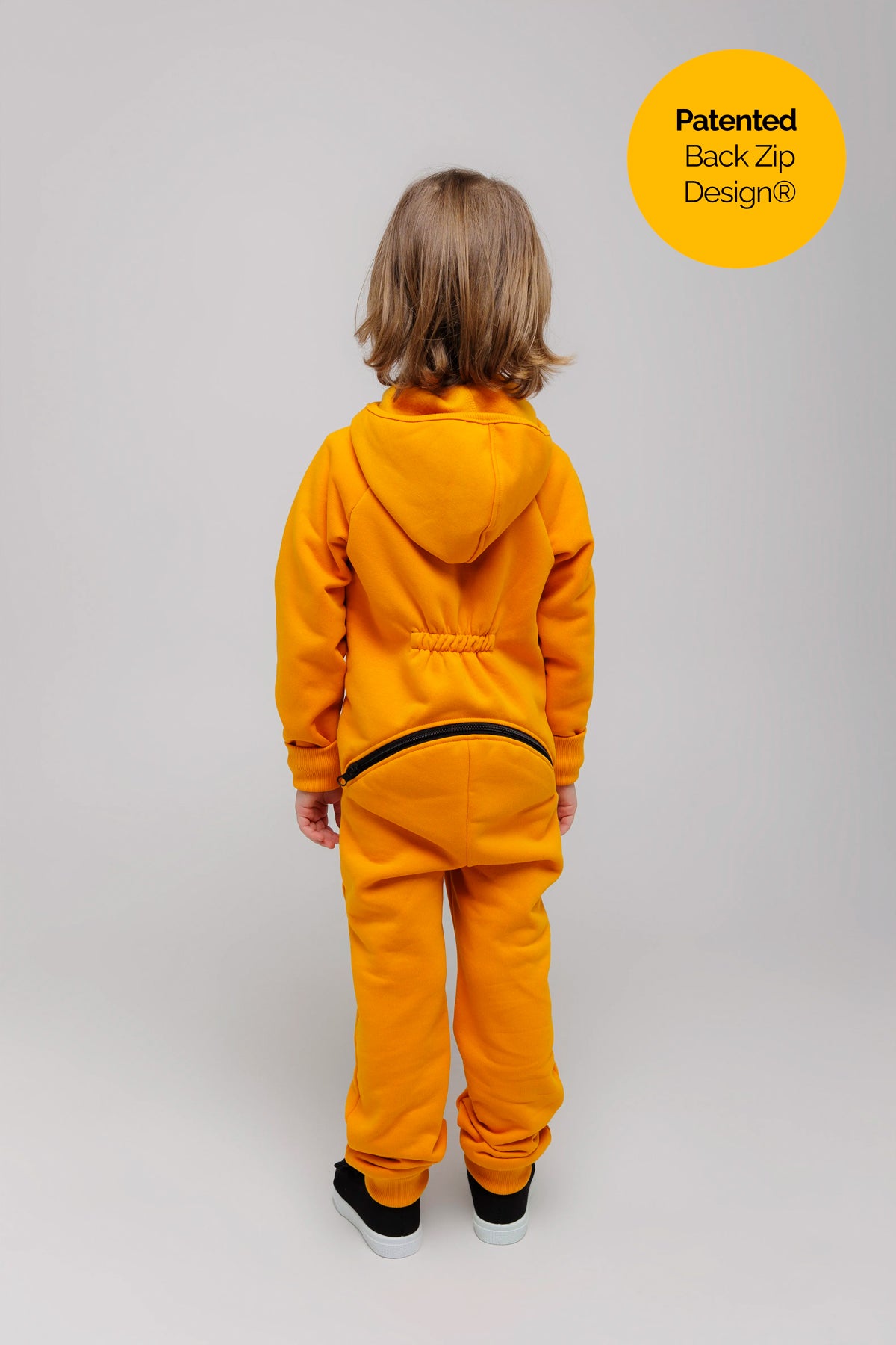 Cheddar by MANUL® – Basic BackZip Brushed Cotton Jumpsuit