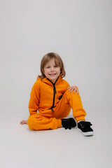 Cheddar by MANUL® – Basic BackZip Brushed Cotton Jumpsuit