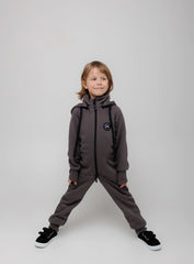 Steel by MANUL® – Smart BackZip Brushed Cotton Jumpsuit