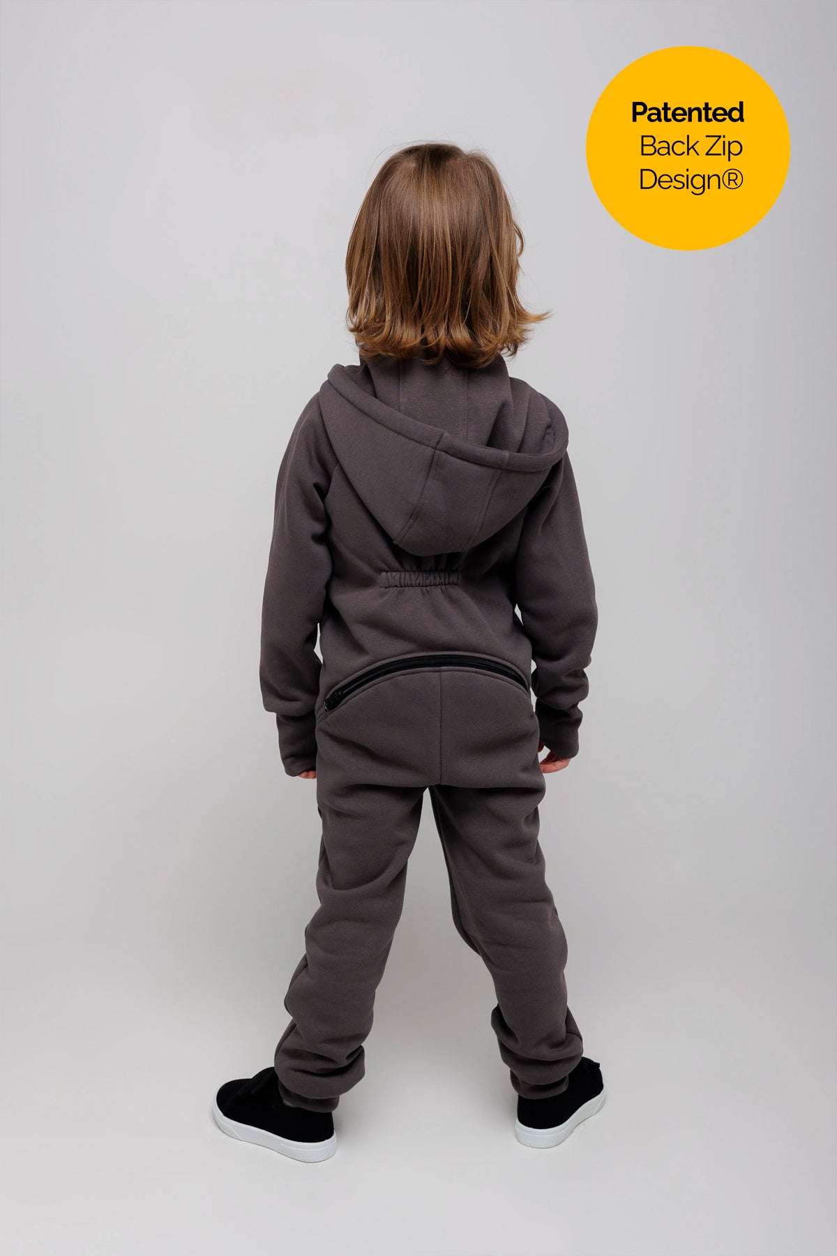 Steel by MANUL® – Smart BackZip Brushed Cotton Jumpsuit