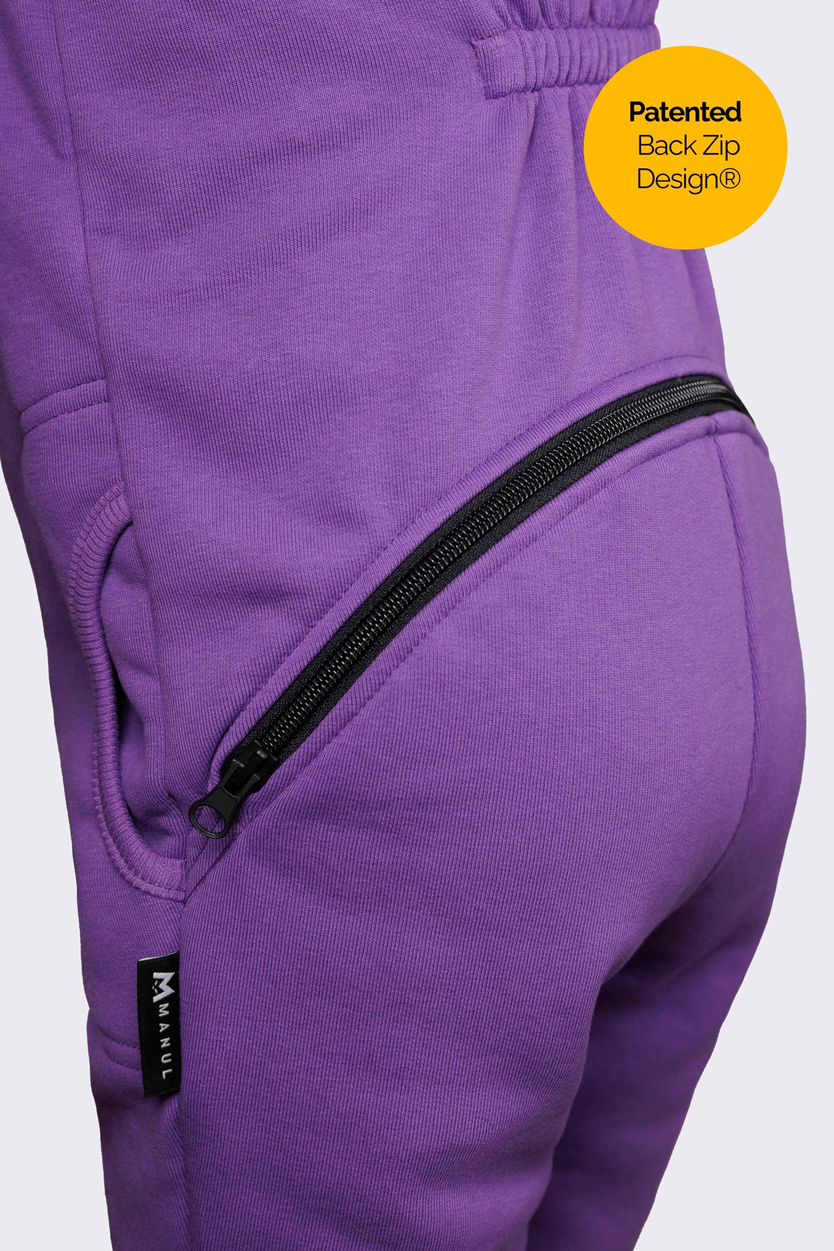 Grappe by MANUL® – Basic BackZip Brushed Cotton Jumpsuit