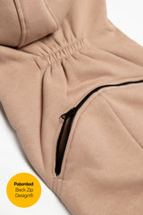 Biscuit by MANUL® - Smart BackZip Brushed Cotton Jumpsuit