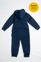 Blueberry by MANUL® - Basic BackZip Brushed Cotton Jumpsuit