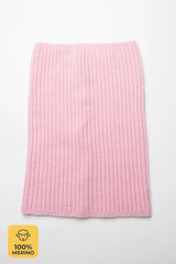 Set Blush — merino beanie & tube scarf, 100% extra fine merino wool