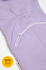 Lavender by MANUL® - Basic BackZip Brushed Cotton Jumpsuit