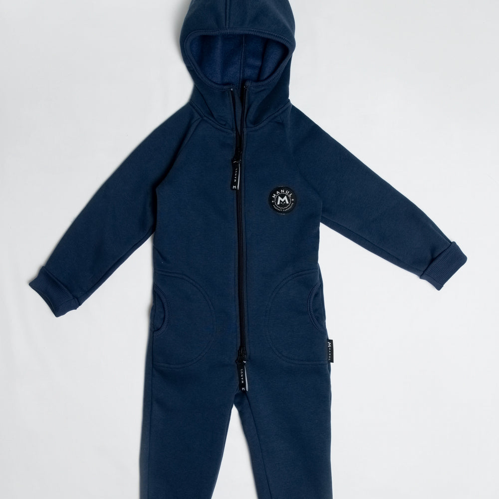Blueberry by MANUL® - Basic BackZip Brushed Cotton Jumpsuit