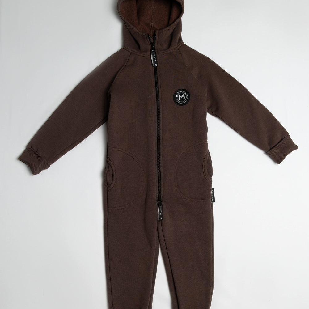 Brownie by MANUL® - Basic BackZip Brushed Cotton Jumpsuit