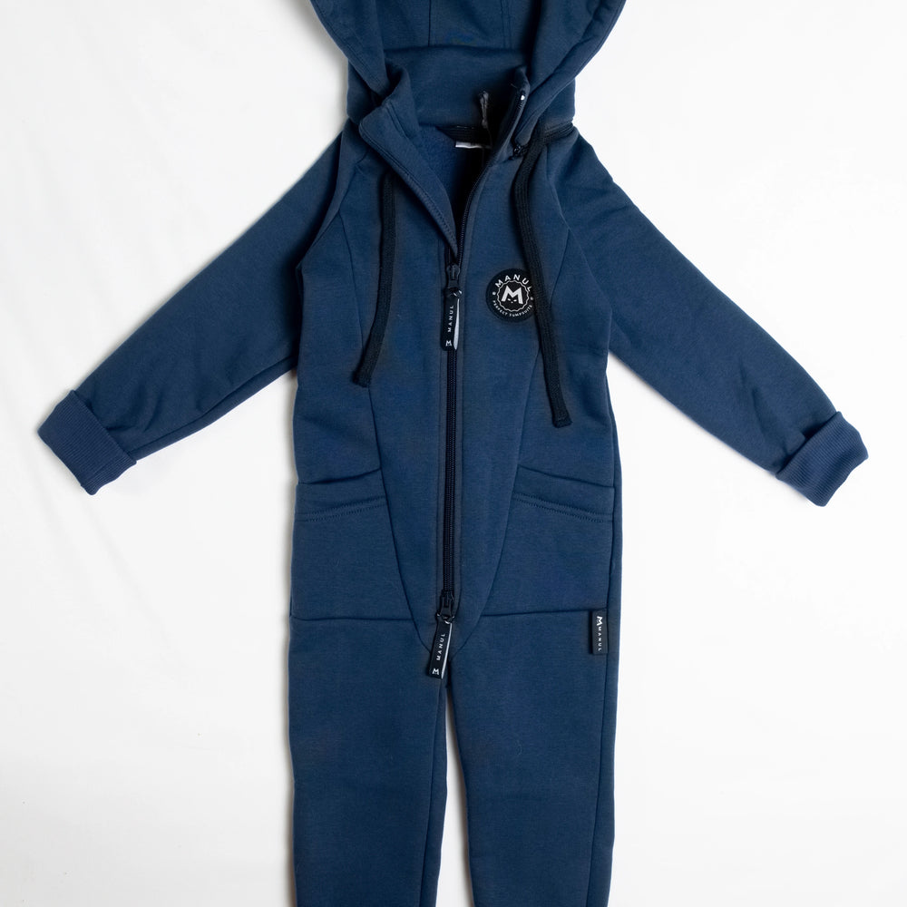 Blueberry by MANUL® – Smart Brushed Cotton Jumpsuit / No BackZip