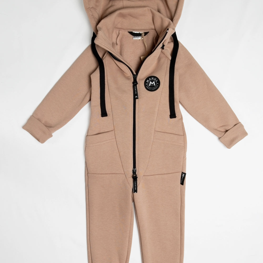 Biscuit by MANUL® - Smart BackZip Brushed Cotton Jumpsuit