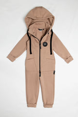 Biscuit by MANUL® - Smart BackZip Brushed Cotton Jumpsuit