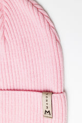 Set Blush — merino beanie & tube scarf, 100% extra fine merino wool