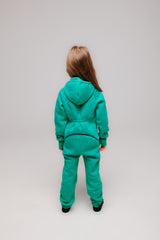 Emerald od MANUL® – Basic BackZip overal z česaného bavlneného úpletu