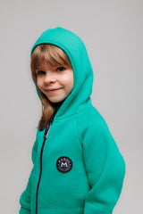 Emerald od MANUL® – Basic BackZip overal z česaného bavlneného úpletu