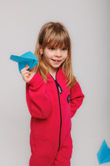 Berry od MANUL® – Basic BackZip overal z česaného bavlneného úpletu