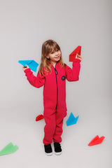 Berry od MANUL® – Basic BackZip overal z česaného bavlneného úpletu