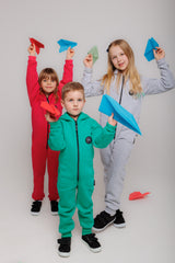 Berry od MANUL® – Basic BackZip overal z česaného bavlneného úpletu