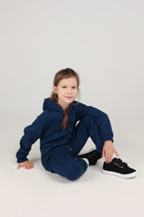 Blueberry by MANUL® - Basic BackZip Brushed Cotton Jumpsuit