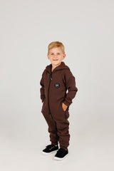 Brownie by MANUL® - Basic BackZip Brushed Cotton Jumpsuit