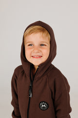 Brownie by MANUL® - Basic BackZip Brushed Cotton Jumpsuit