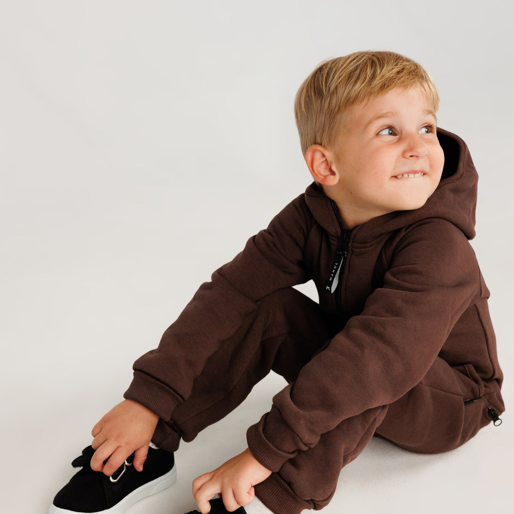 
                      
                        Brownie by MANUL® - Basic BackZip Brushed Cotton Jumpsuit
                      
                    