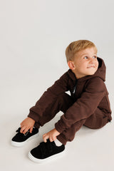 Brownie by MANUL® - Basic BackZip Brushed Cotton Jumpsuit