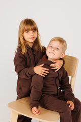 Brownie by MANUL® - Basic BackZip Brushed Cotton Jumpsuit