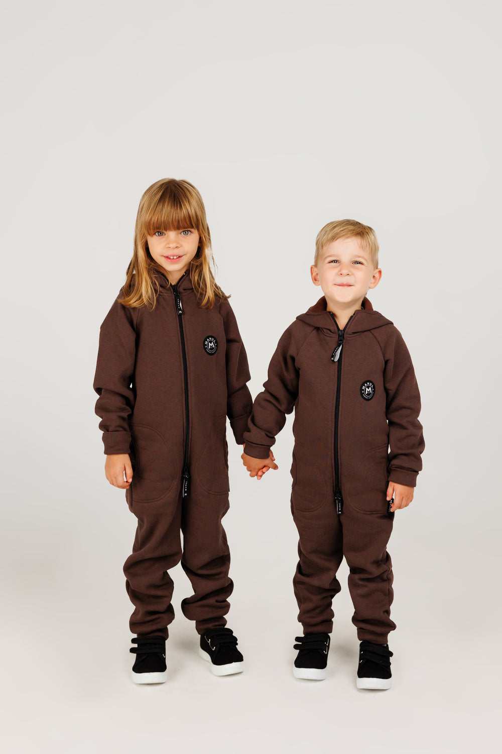 Brownie by MANUL® - Basic BackZip Brushed Cotton Jumpsuit