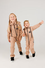 Biscuit by MANUL® - Smart BackZip Brushed Cotton Jumpsuit