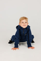 Blueberry by MANUL® – Smart Brushed Cotton Jumpsuit / No BackZip