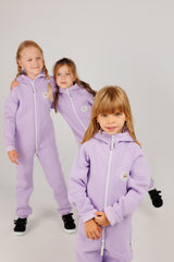 Lavender by MANUL® - Basic BackZip Brushed Cotton Jumpsuit