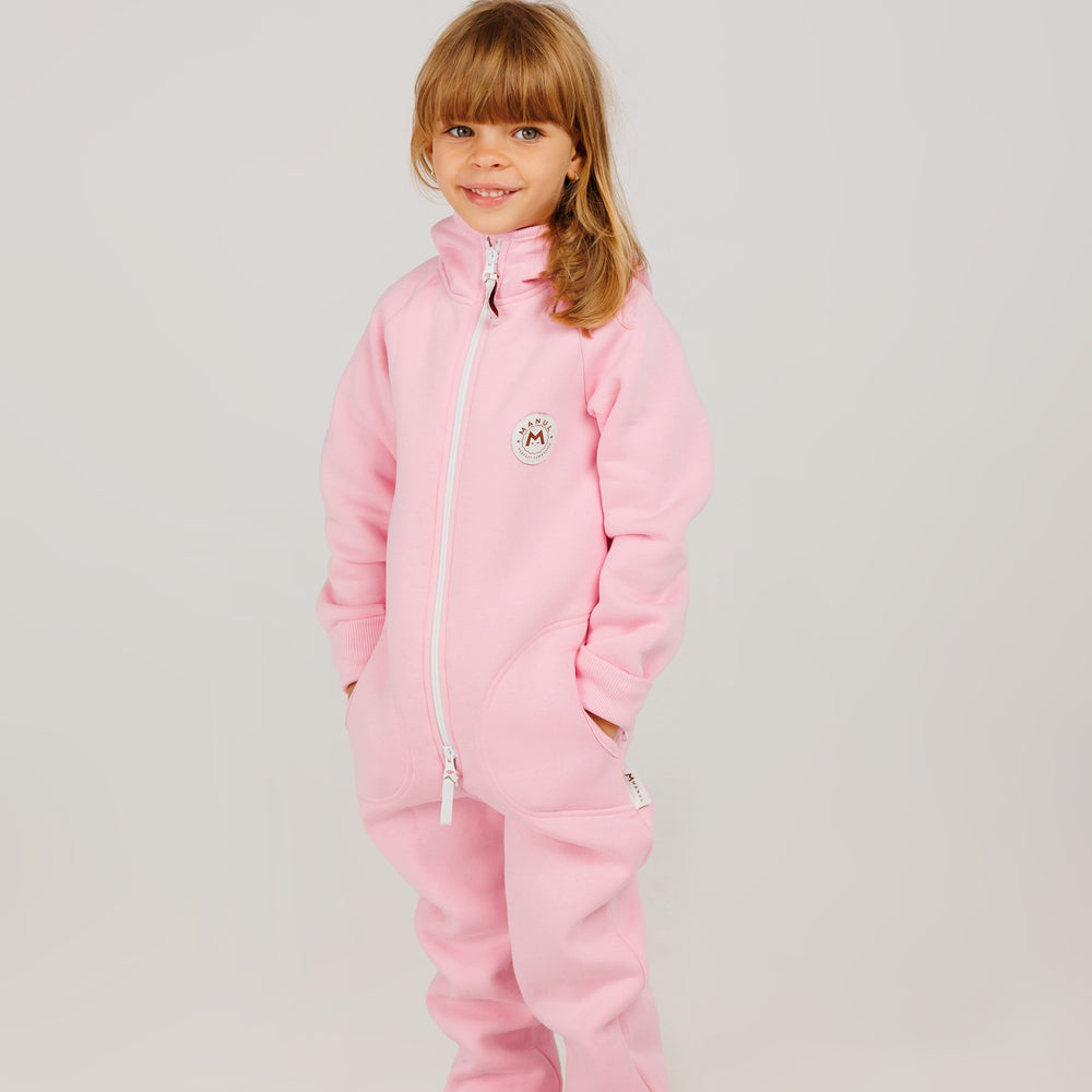 Flamingo by MANUL® - Basic BackZip Brushed Cotton Jumpsuit