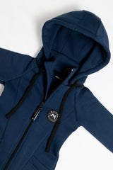 Blueberry by MANUL® – Smart Brushed Cotton Jumpsuit / No BackZip