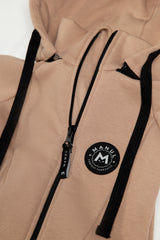 Biscuit by MANUL® - Smart BackZip Brushed Cotton Jumpsuit