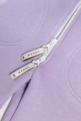 Lavender by MANUL® - Basic BackZip Brushed Cotton Jumpsuit