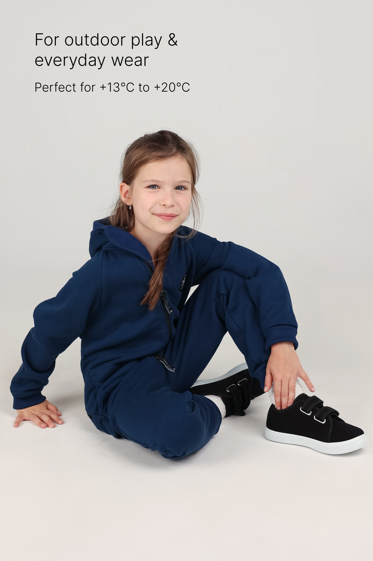 BackZip bavlněný overal — Indigo