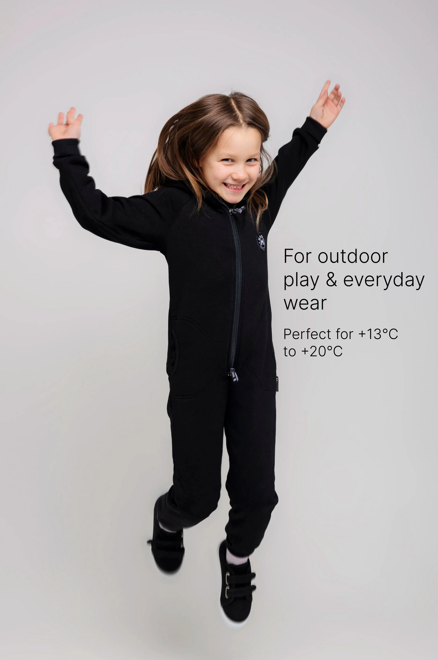 BackZip Cotton Jumpsuit — Ninja