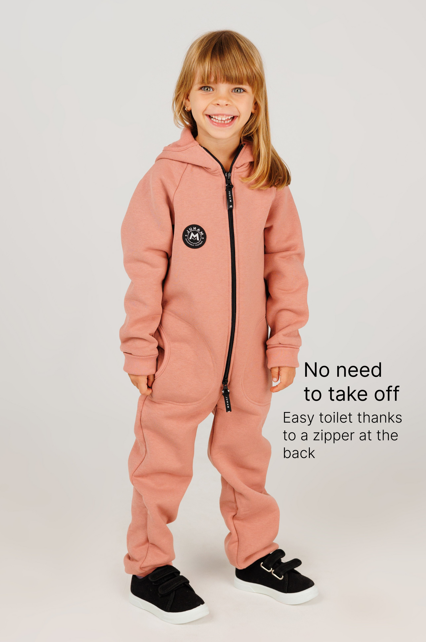 BackZip bavlnený overal — Cupcake