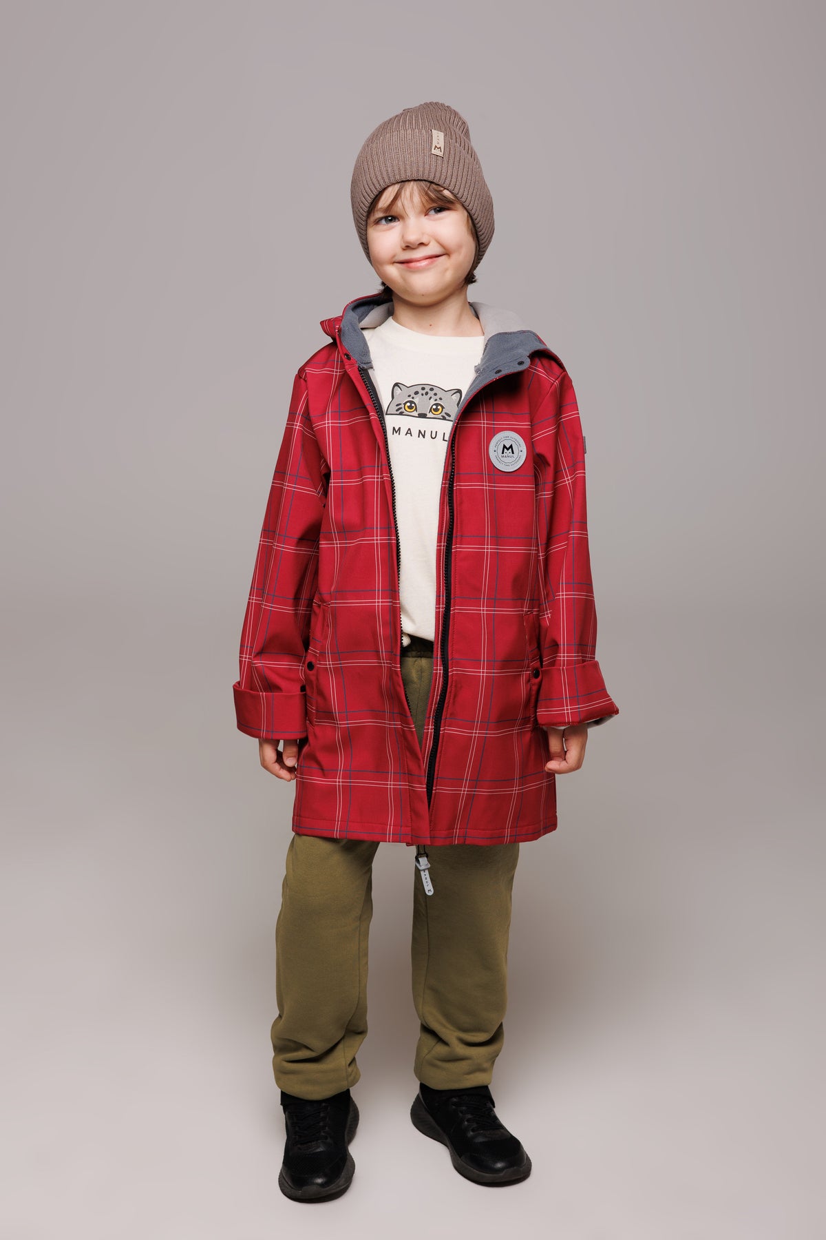 Lofoten Softshell Parka — Cranberry