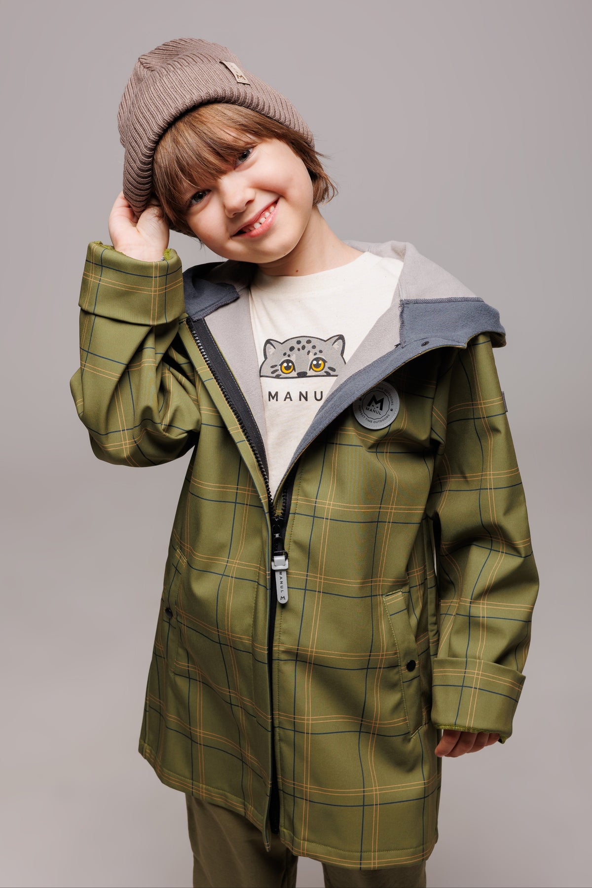 Lofoten Softshell Parka — Olive Moss