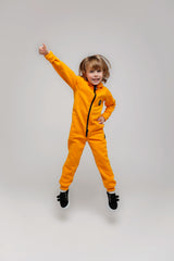 Cheddar by MANUL® – Basic BackZip Brushed Cotton Jumpsuit